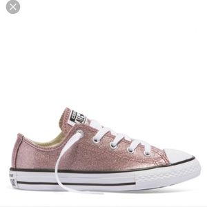 Pink Shimmer Converse